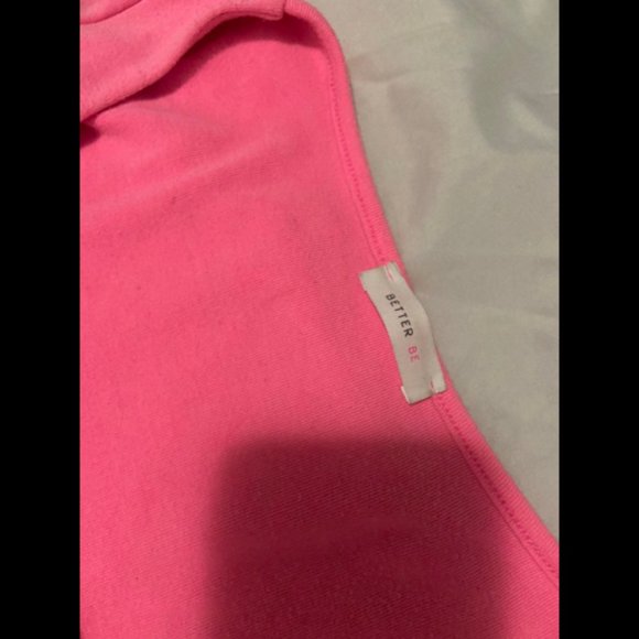 pink long sleeve crop top - Picture 3 of 4